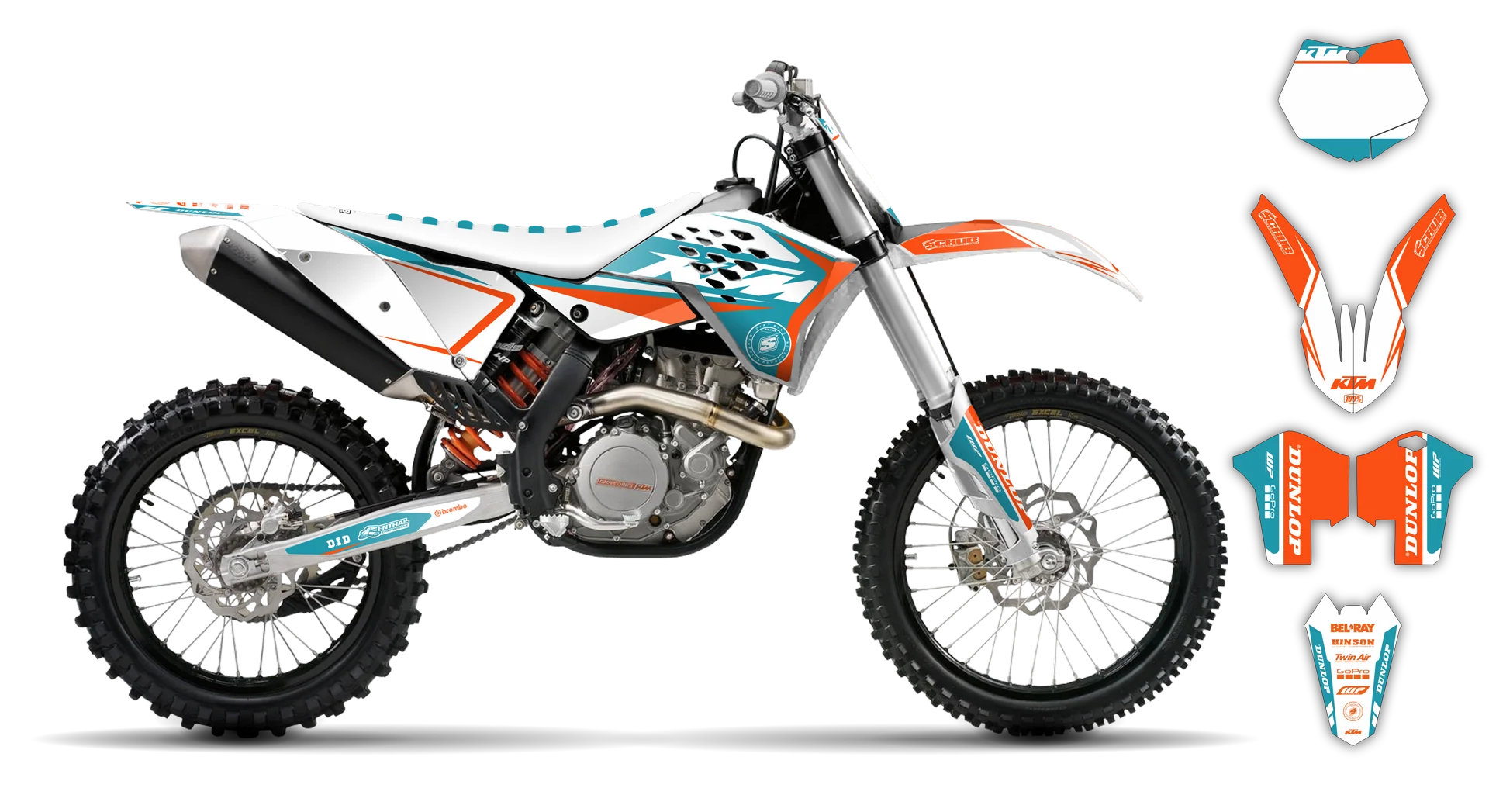 Graphics Kit - KTM - SMR Series - 2008-2011 - K17 - R1