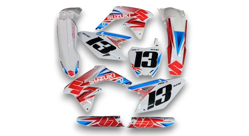 GFP - Suzuki - RMZ 450 - 2008-2017 - White1-SE1020-R3