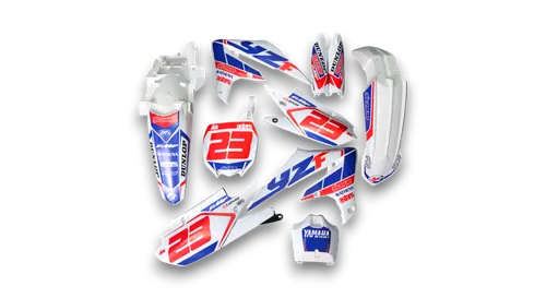 GFP - Yamaha - YZ450F - 2018-2022 - White-Eclipse-R3