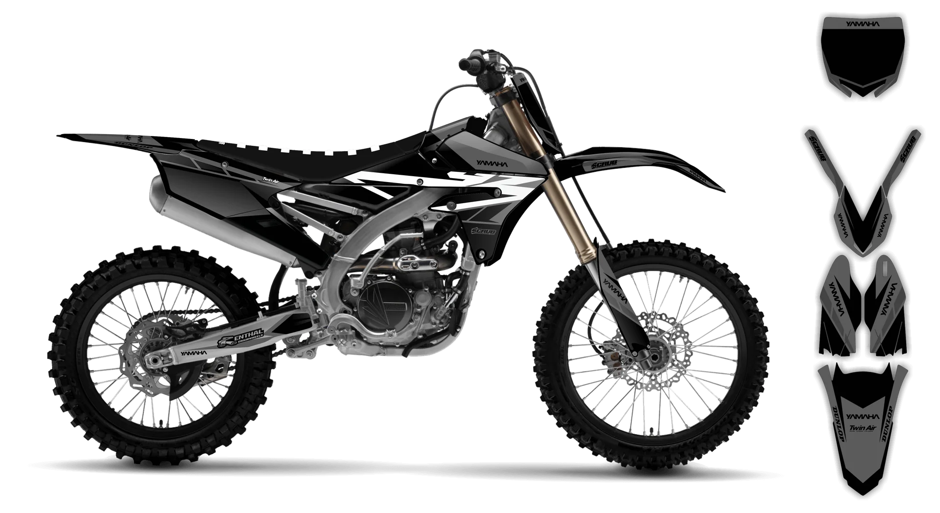 Graphics Kit - Yamaha - YZ250F - 2010-2013 - Sukuba - R1