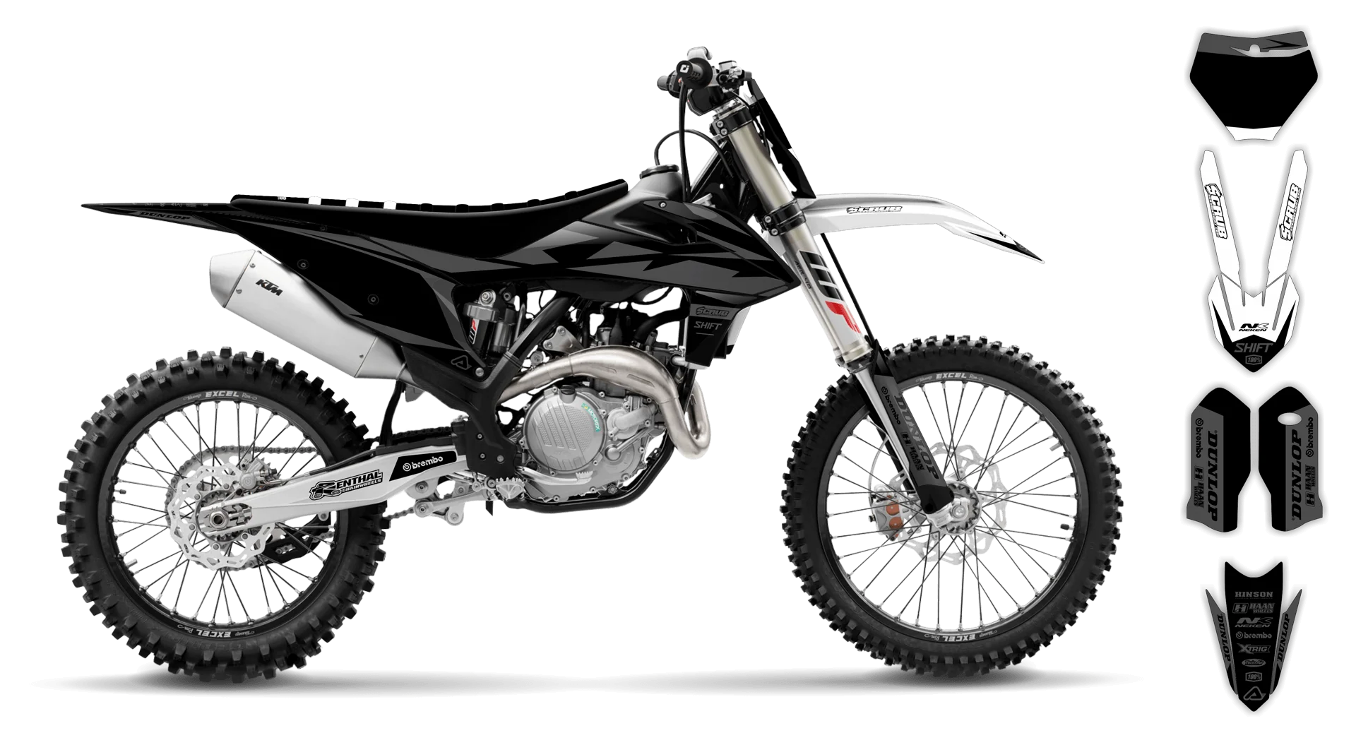 Graphics Kit - KTM - SX SX-F / XC XC-F - 2019-2022 - SE1025 - LE
