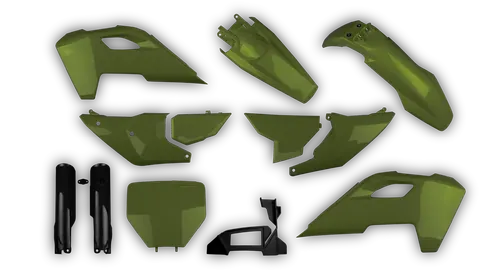 Plastics Kit - Husqvarna 14-> TC-FC-FX Series - 2023-2024 - Full Kit - Camo Green