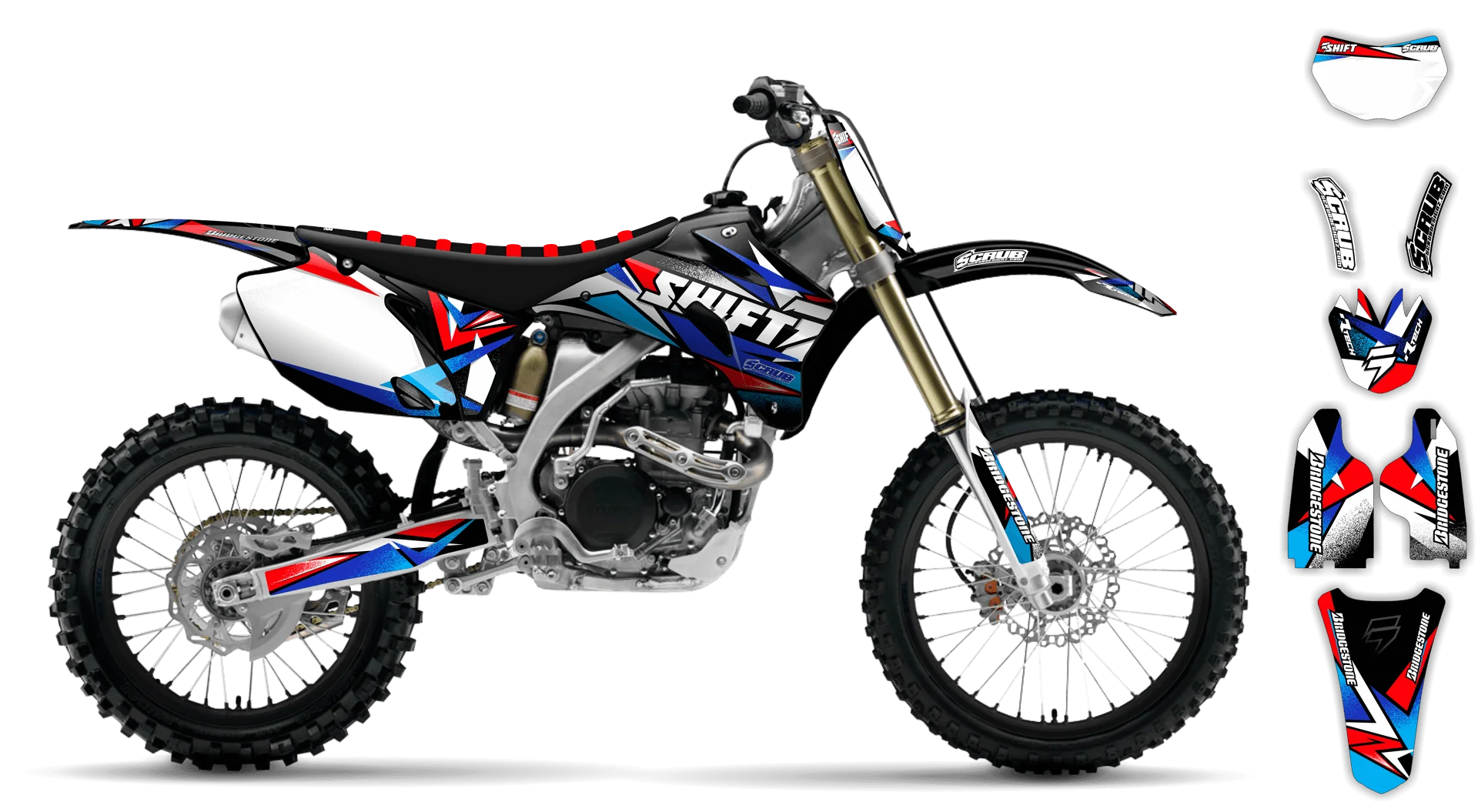 Graphics Kit - Yamaha - WR400F - 1998-1999 - X-Rut - LE