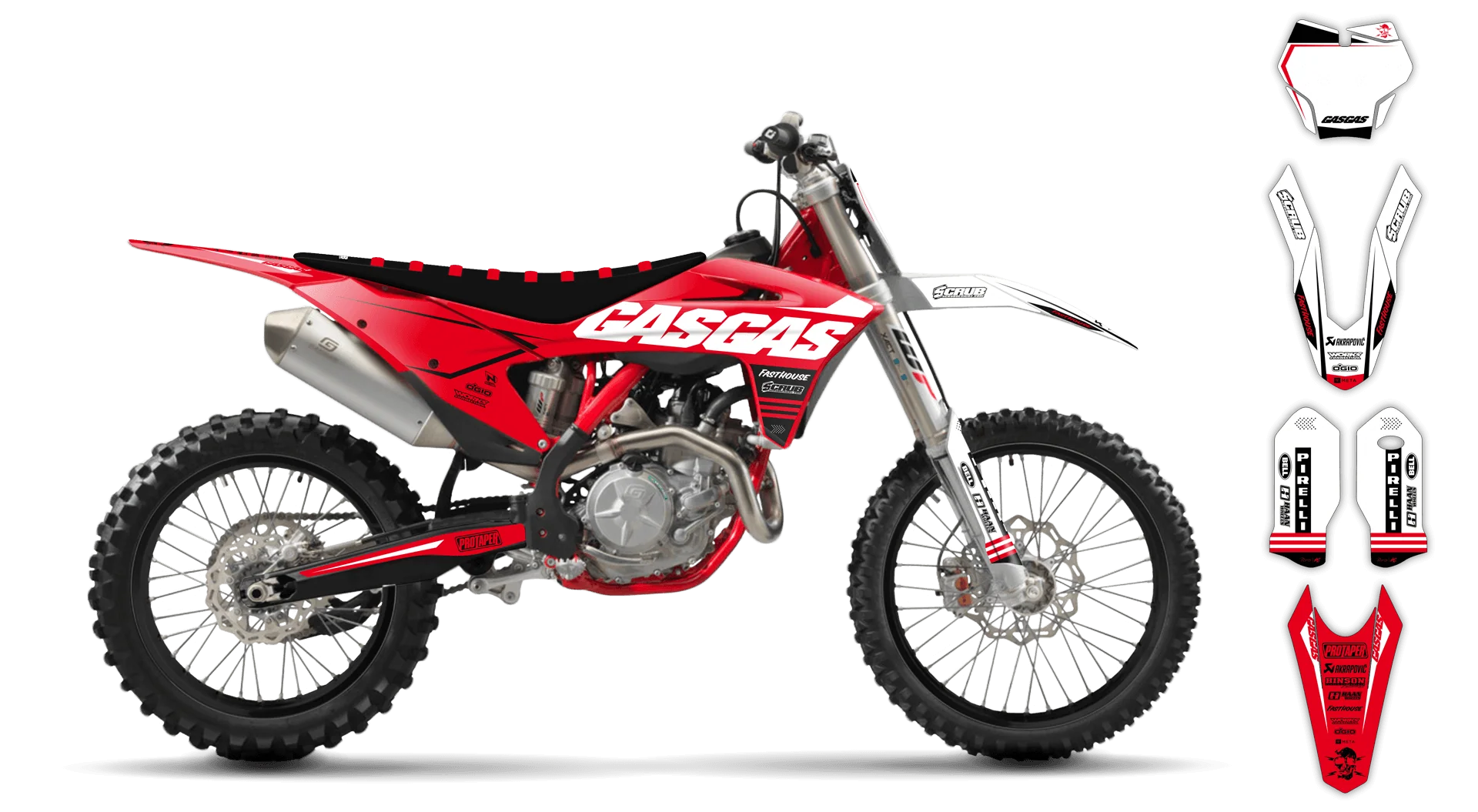 Graphics Kit - Gas Gas - MC-E 5 - 2025 - Belfry - R1