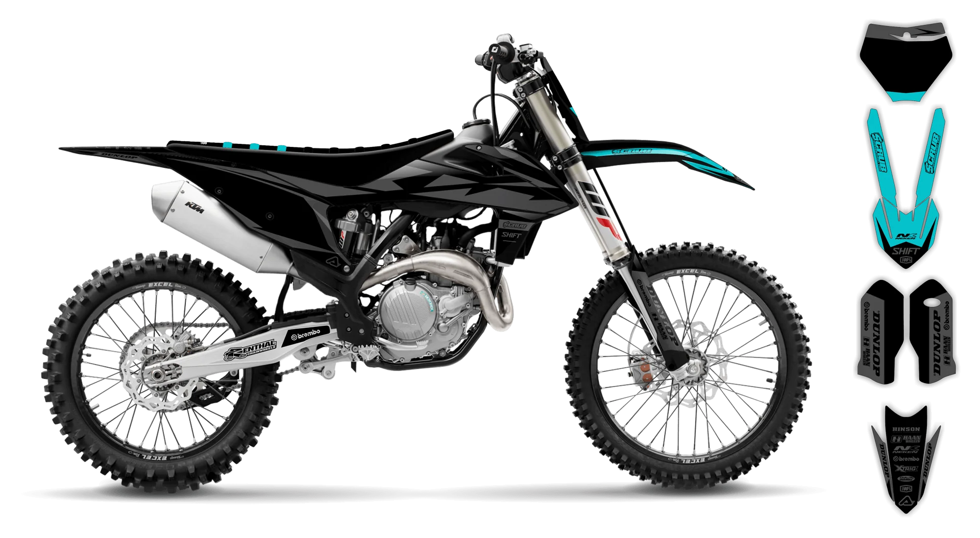 Graphics Kit - KTM - SX SX-F / XC XC-F - 2019-2022 - SE1025 - R1