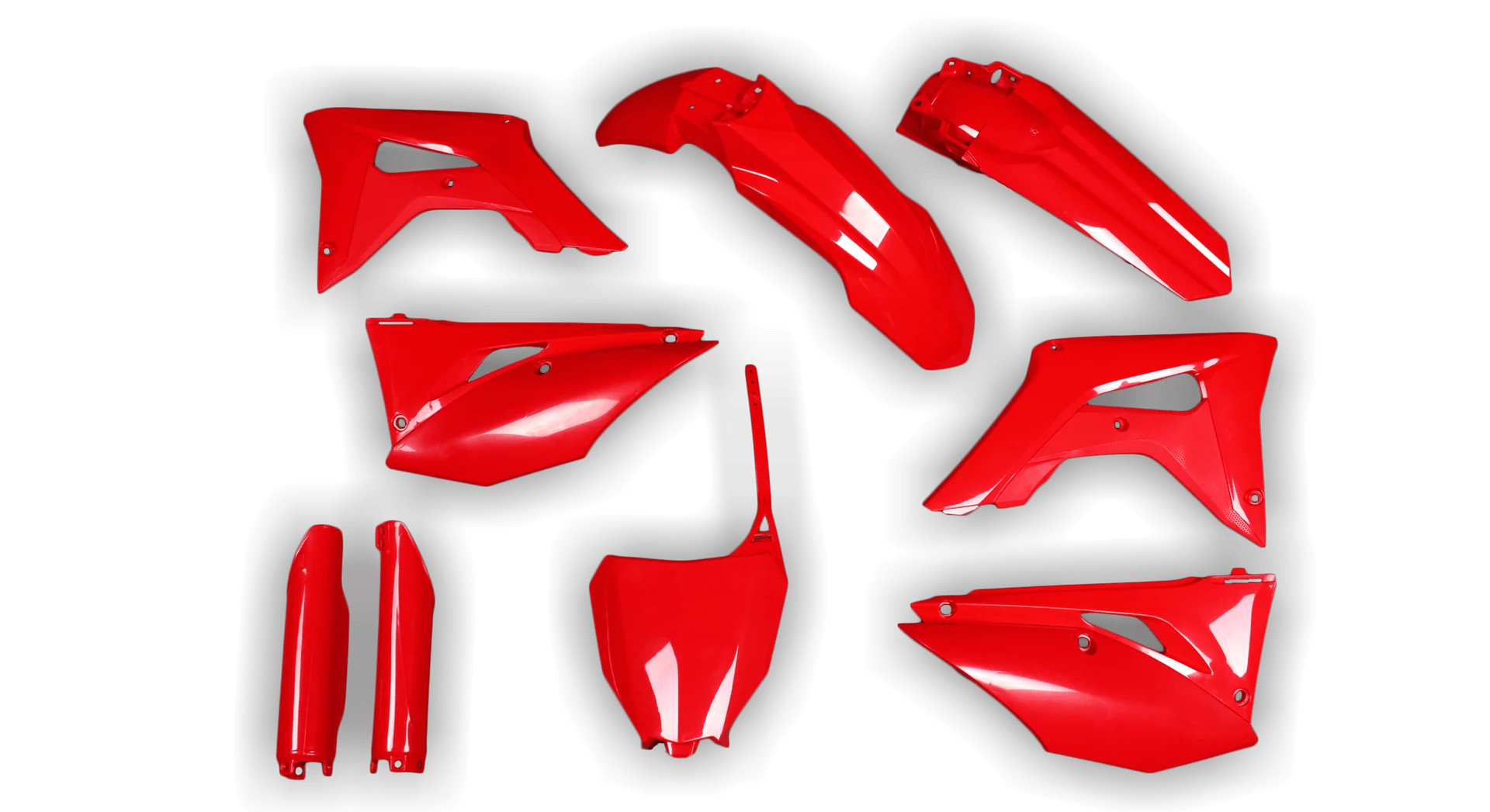 Plastics Kit - Honda - CRF 250R - 2019-2021 - Full Kit - Red