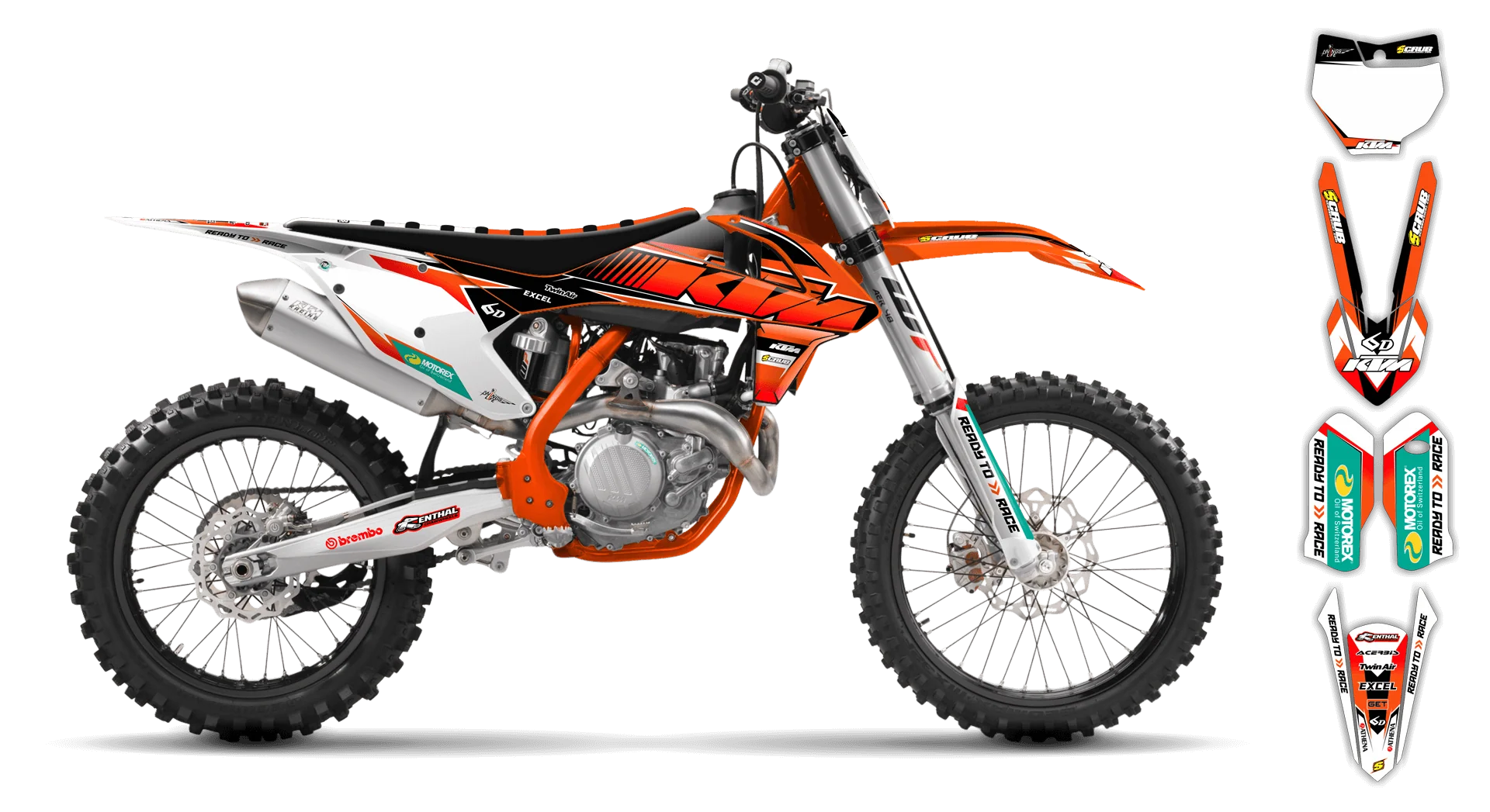 Graphics Kit - KTM - SX 50 - 2016-2023 - K9 - R1