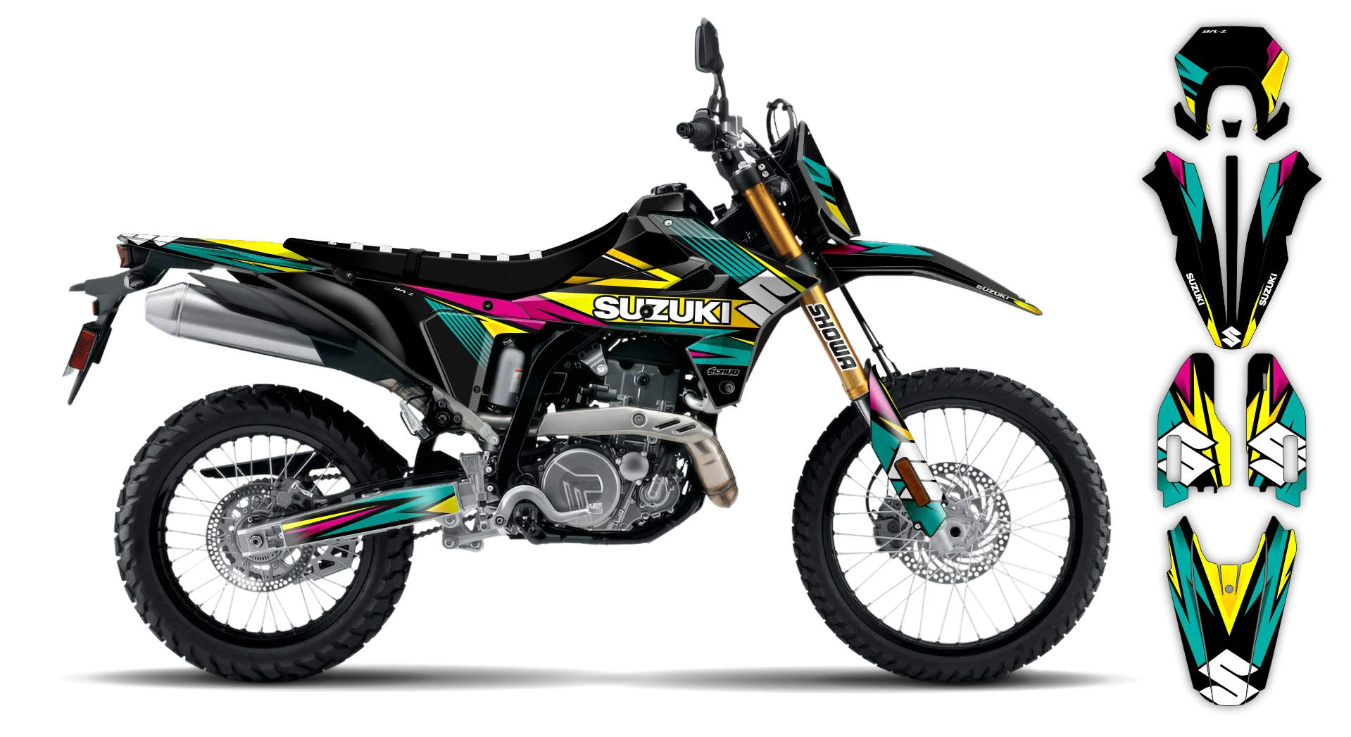 Graphics Kit - Suzuki - DR-Z4S Enduro - 2025-2026 - SE1020 - R2