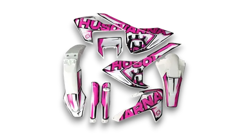 GFP - Husqvarna 14-> TE-FE Series - 2017-2019 - White-Artlex-E-R1