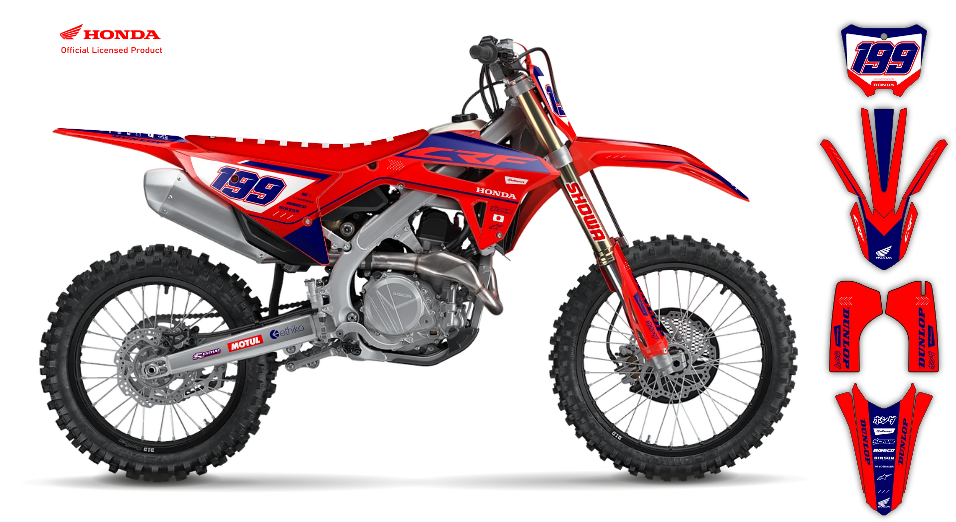 Graphics Kit - Honda - CRF 110 - 2013-2018 - Ninja - R2