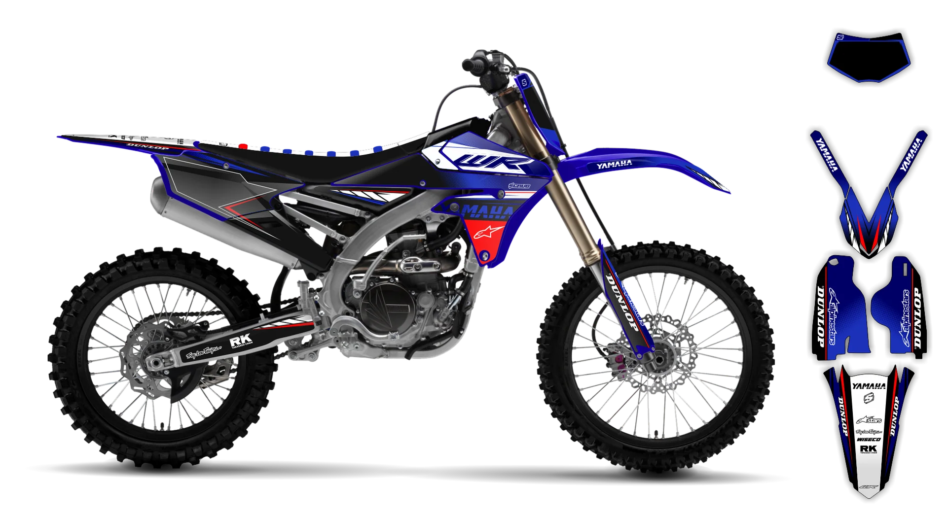 Graphics Kit - Yamaha - WR450F - 2016-2018 - Boognish - LE