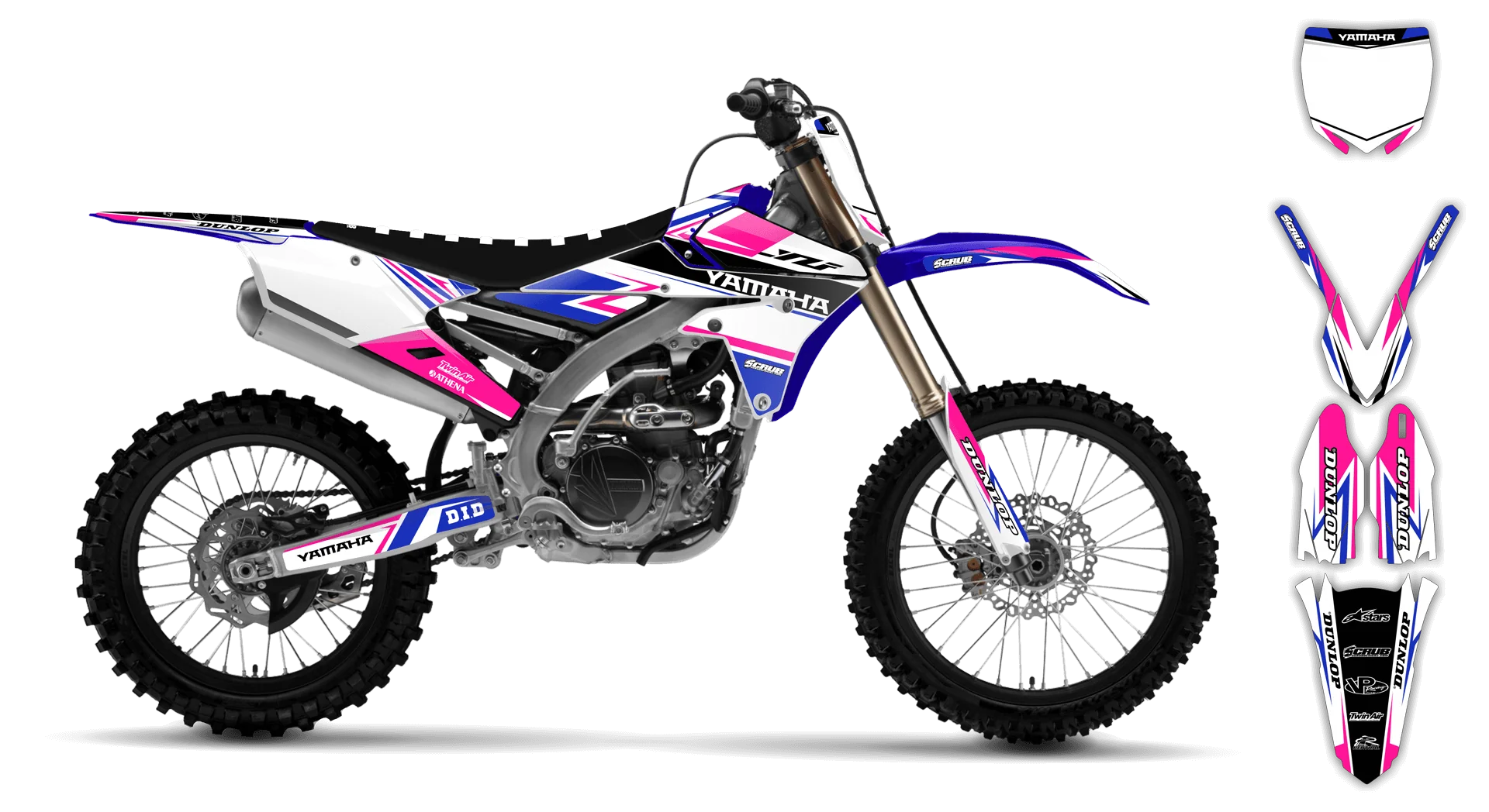 Graphics Kit - Yamaha - YZ450F - 2014-2017 - Evolution - R1