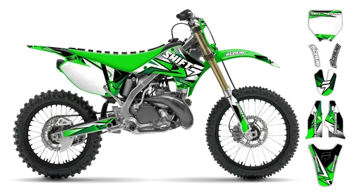 Graphics Kit - Kawasaki - KX 80 - 1991-1997 - X-Rut - ST