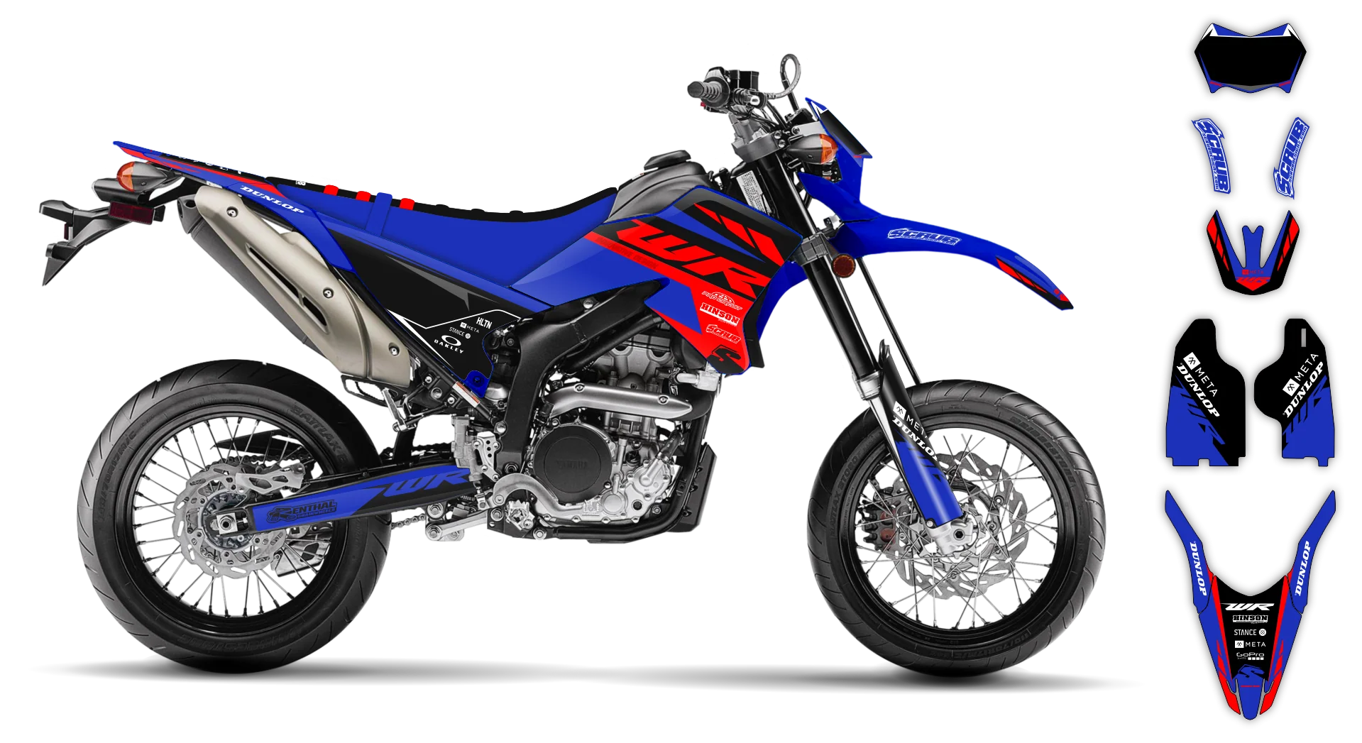 Graphics Kit - Yamaha - WR 250X - 2007-2022 - SE1002 - R3