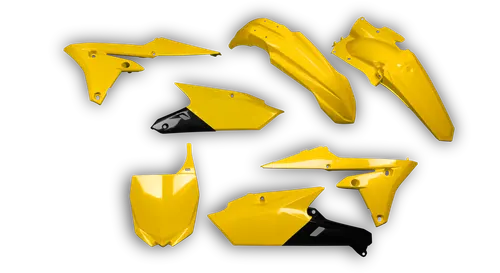 Plastics Kit - Yamaha - YZ450F - 2014-2017 - Full Kit - Yellow Trim Kit
