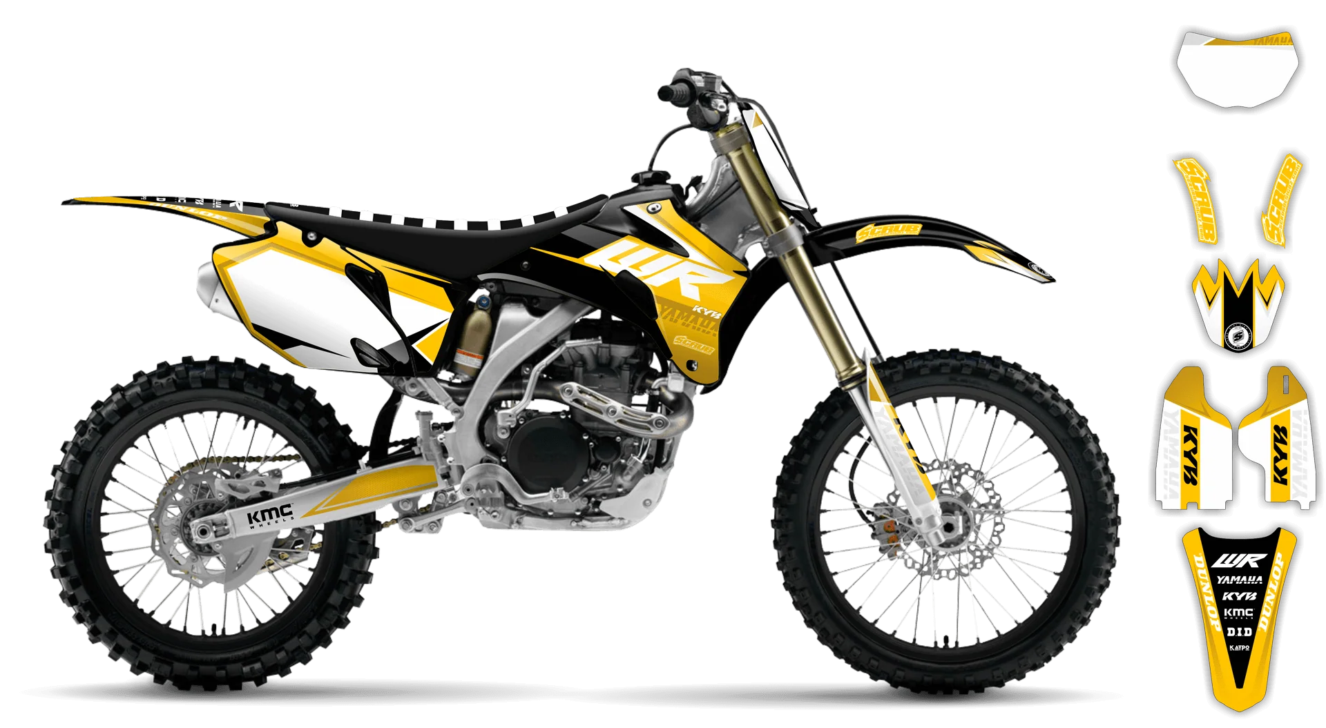 Graphics Kit - Yamaha - WR450F - 2007-2011 - Discovery - R4
