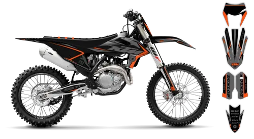 Graphics Kit - KTM - EXC EXC-F / XC-W XCF-W - 2014-2015 - K17 - ST