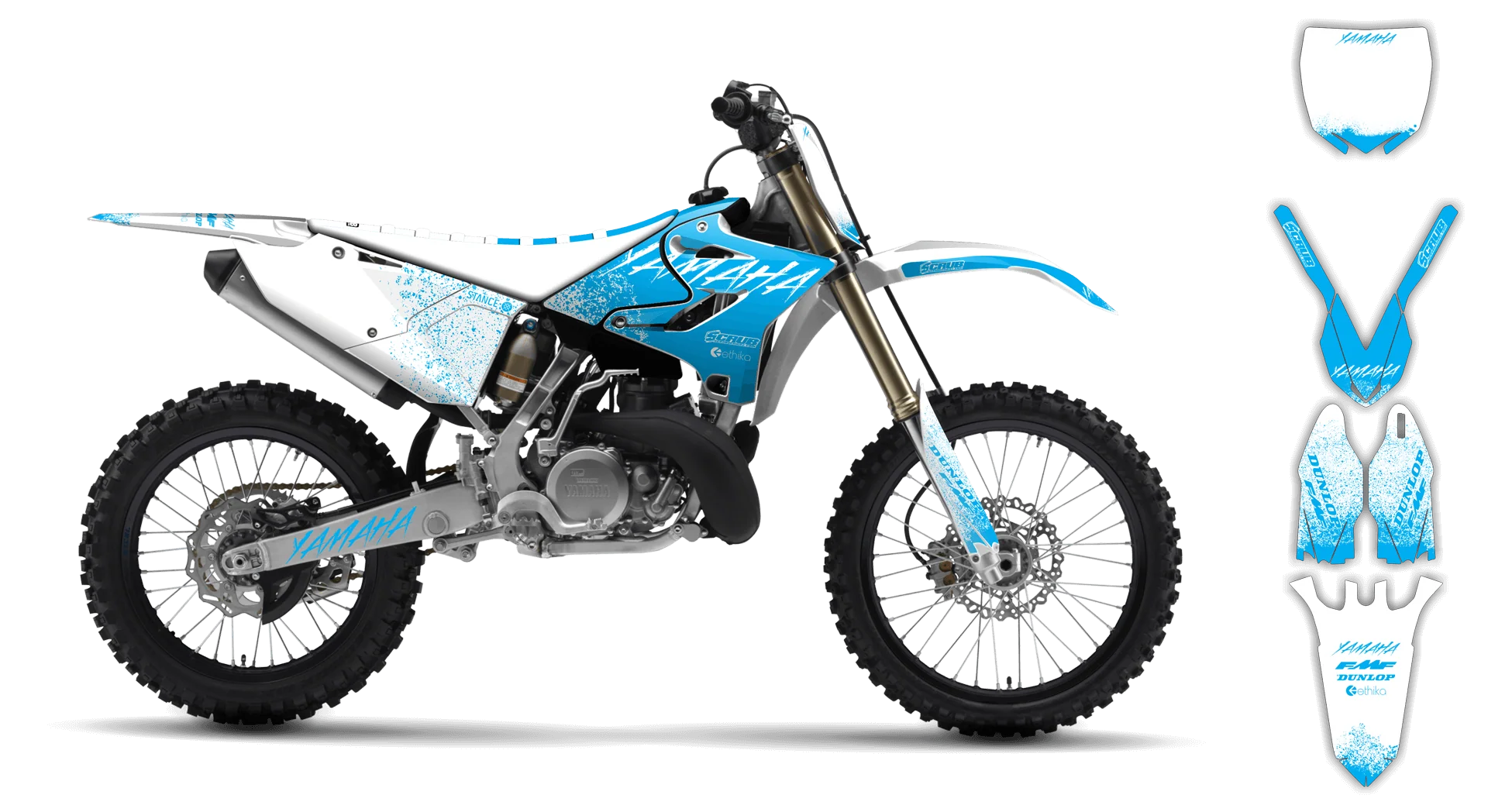 Graphics Kit - Yamaha - YZ 250X - 2016-2022 - Hecton - R1
