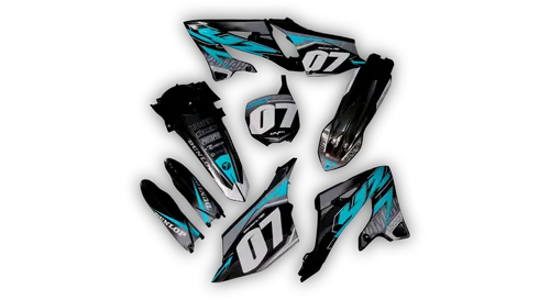 GFP - Yamaha - YZ 125 - 2022-2025 - Black-SE1086-R4