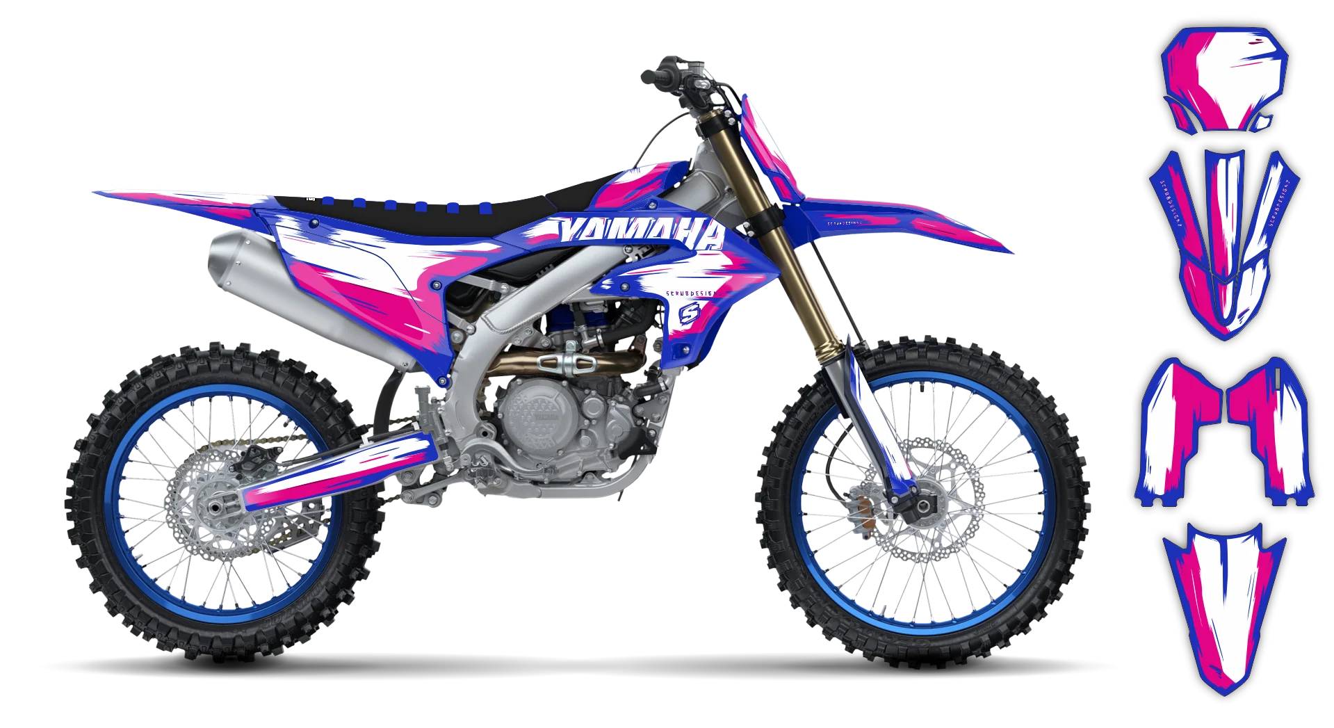 Graphic Kit - Yamaha - YZ 125 - 1991 - Artlex - R3