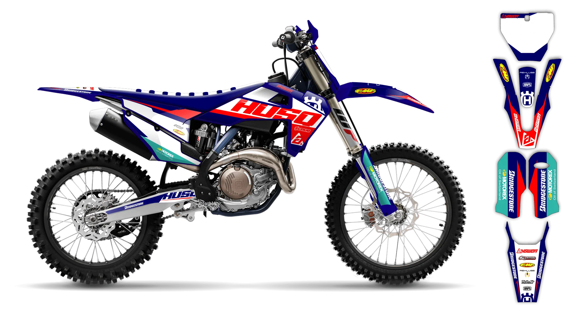 Graphics Kit - Husqvarna 14-> TC-FC-FX Series - 2019-2022 - H-SE1060 - R1