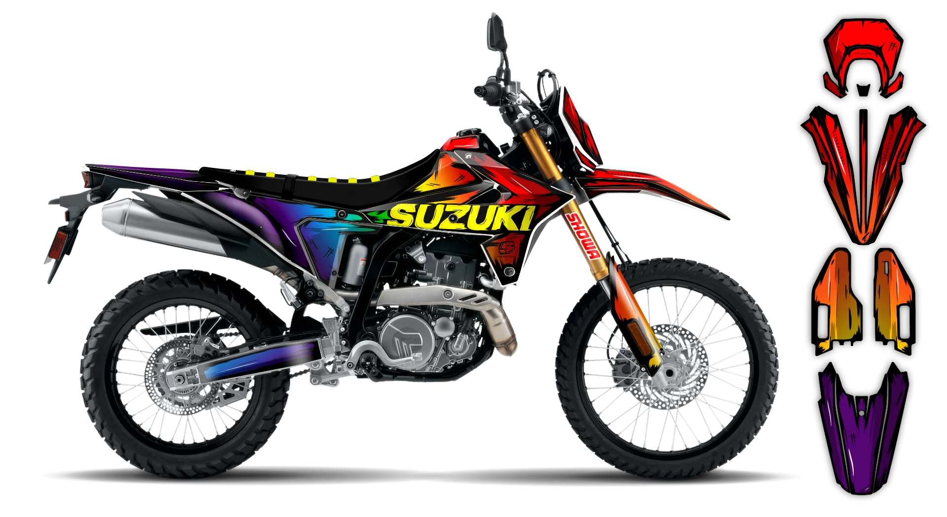 Graphics Kit - Suzuki - DR-Z4S Enduro - 2025-2026 - Artlex - LE