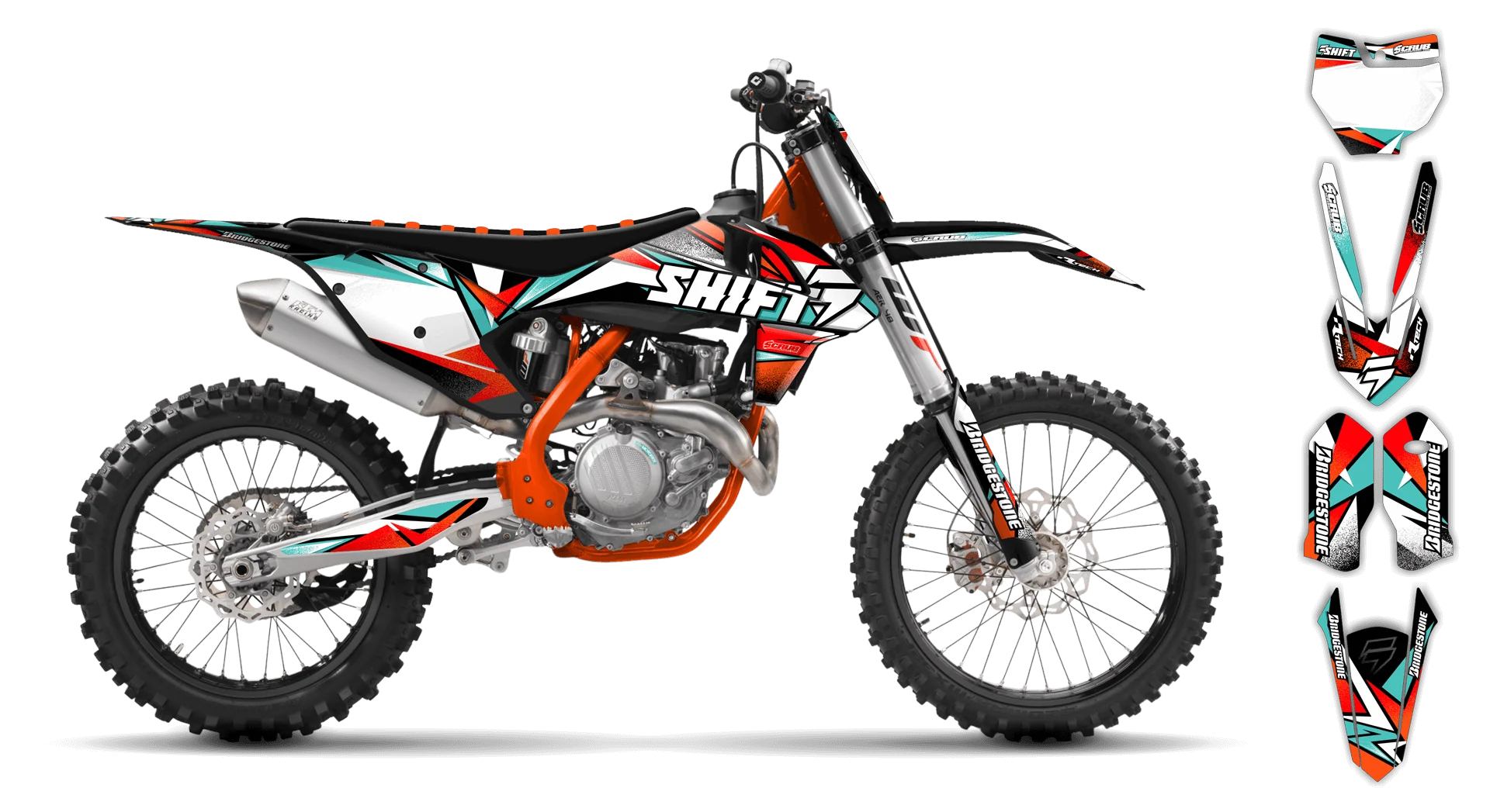 Graphics Kit - KTM - SX 50 - 2016-2023 - X-Rut - R1