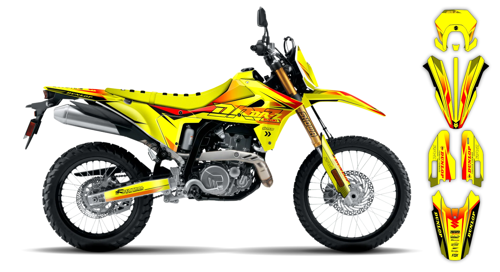 Graphics Kit - Suzuki - DR-Z4S Enduro - 2025-2026 - DRZ S5 - R3