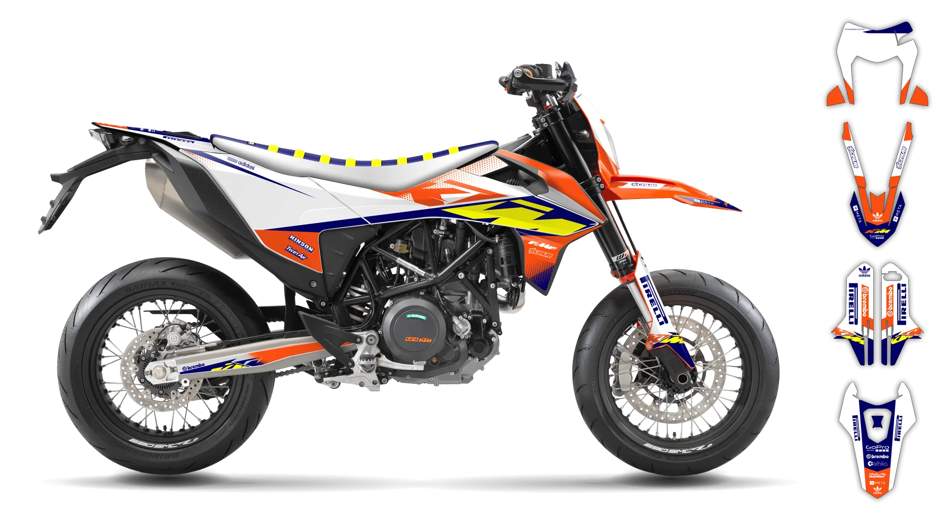 Graphics Kit - KTM - ENDURO 690R - 2019-2024 - K15 - R1