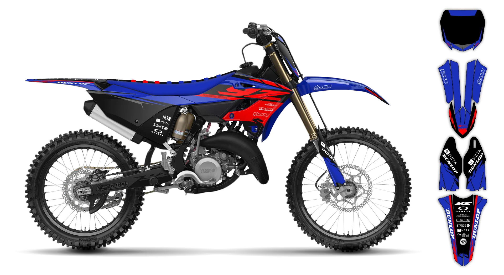 Graphics Kit - Yamaha - YZ 250 - 2022-2025 - SE1002 - R3