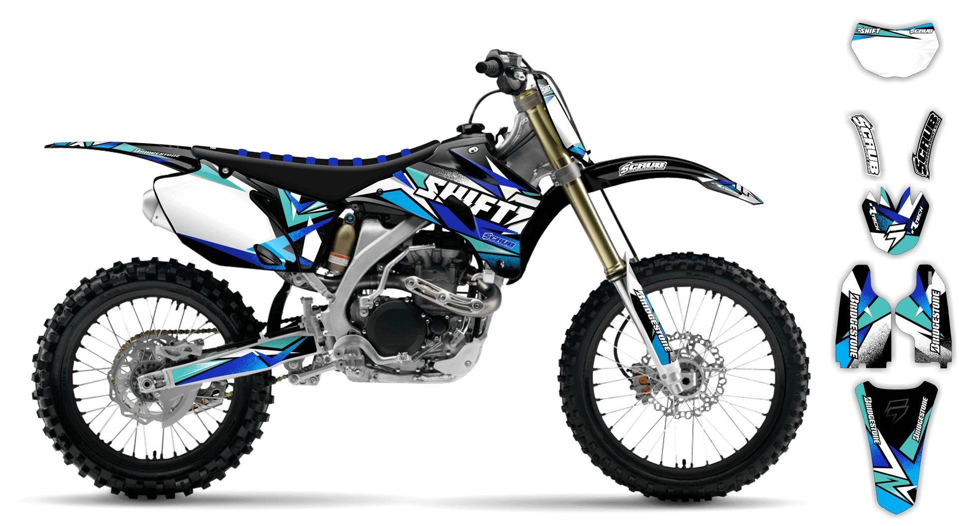 Graphics Kit - Yamaha - WR400F - 1998-1999 - X-Rut - R1