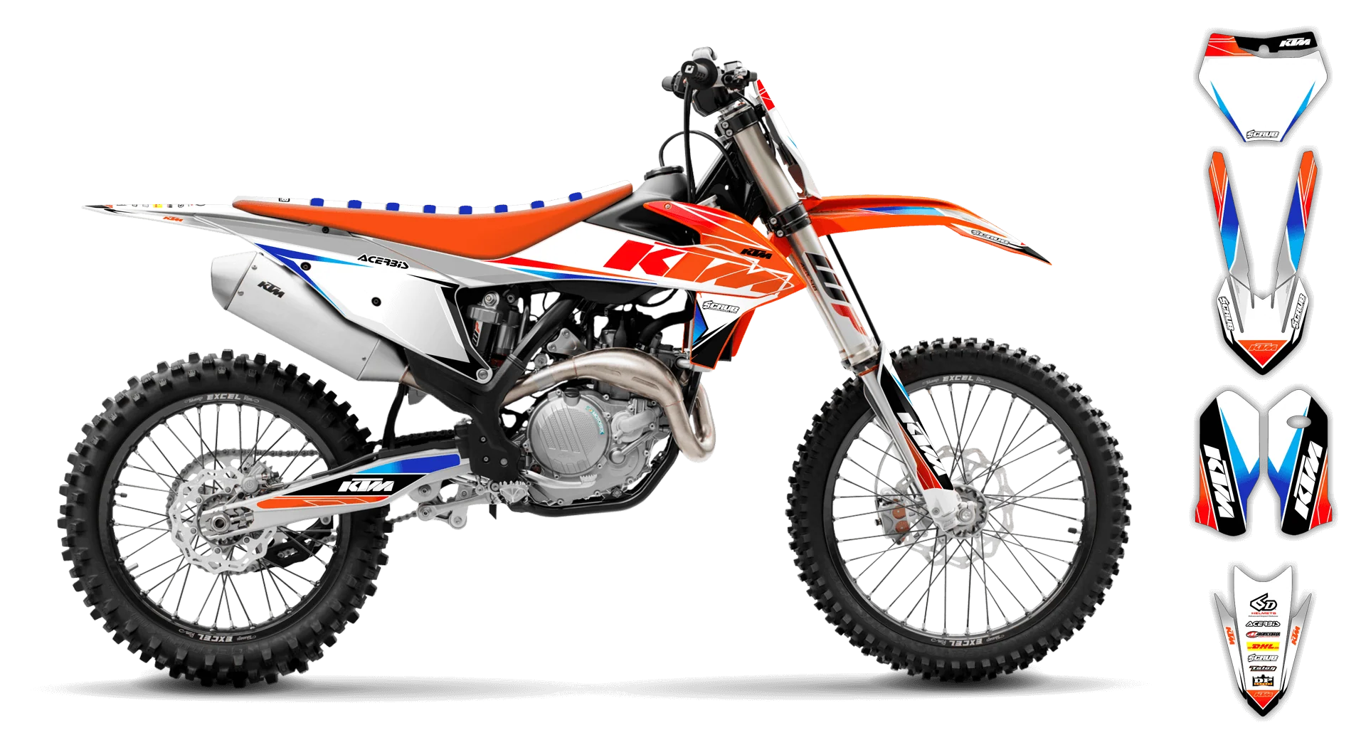 Graphics Kit - KTM - SX SX-F / XC XC-F - 2019-2022 - K12 - LE