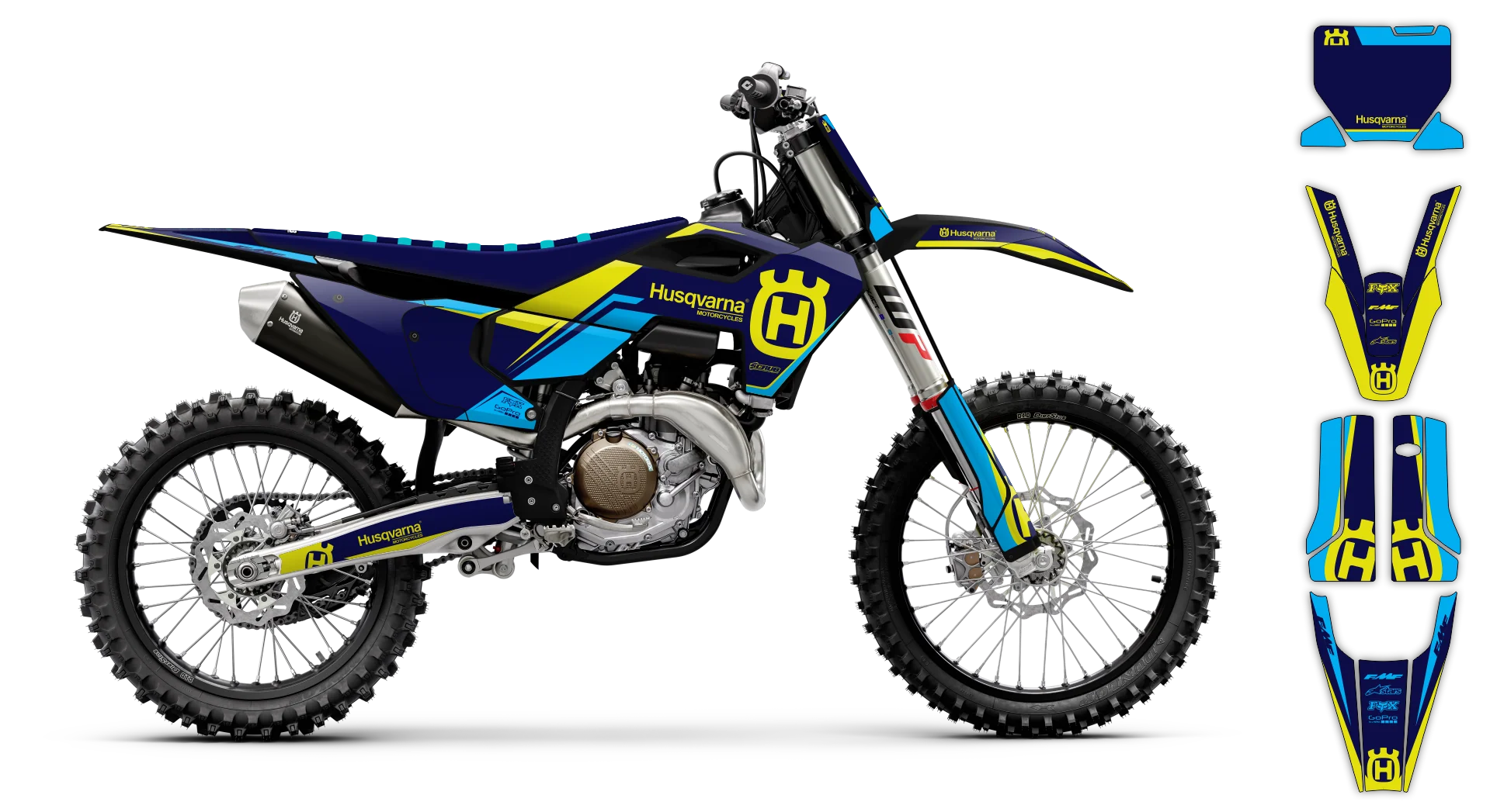 Graphics Kit - Husqvarna 14-> TC-FC-FX Series - 2023-2024 - SE1089 - R2