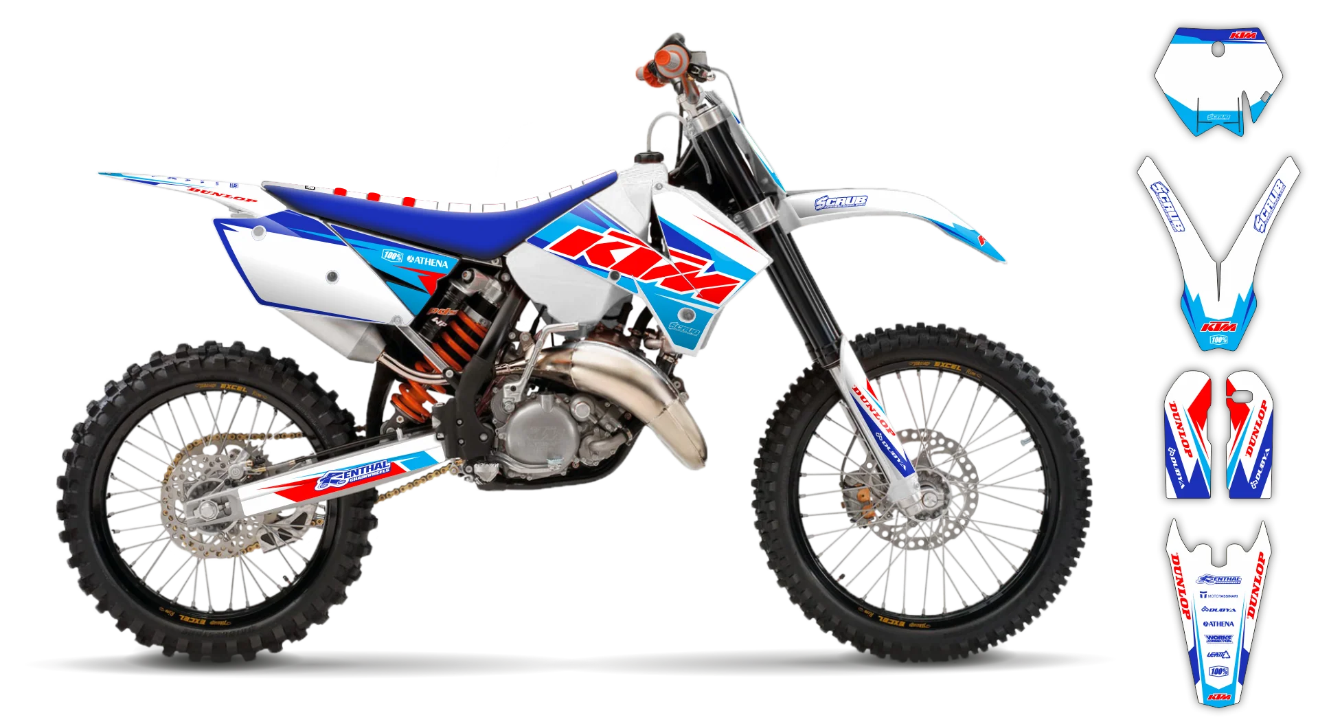 Graphics Kit - KTM - SX SX-F / XC XC-F - 2005-2006 - K7 - LE