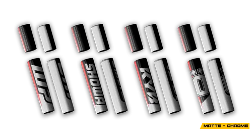 4 PCS Forks Set - Chrome Racing 4