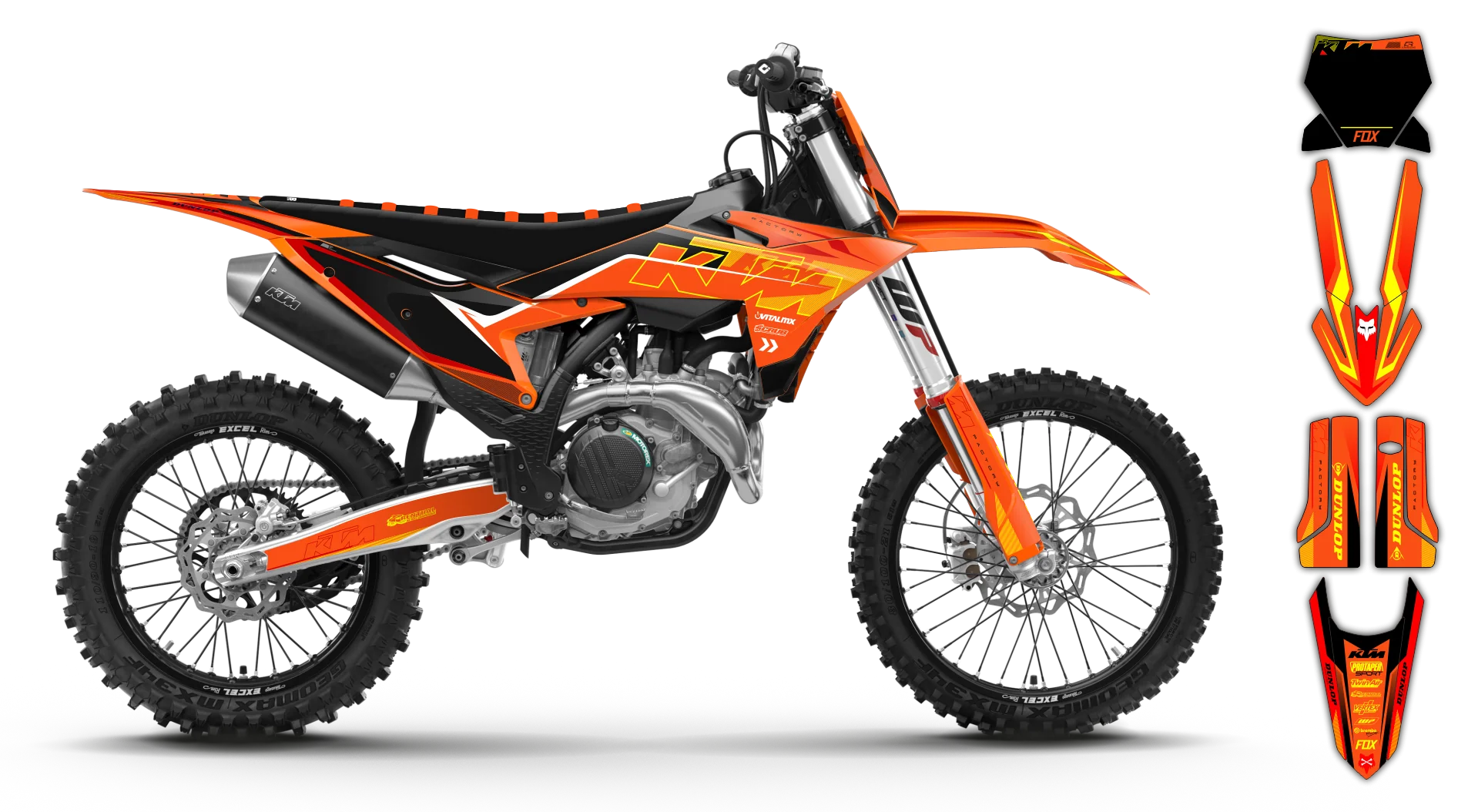 Graphics Kit - KTM - SMR Series - 2025 - K5 - LE