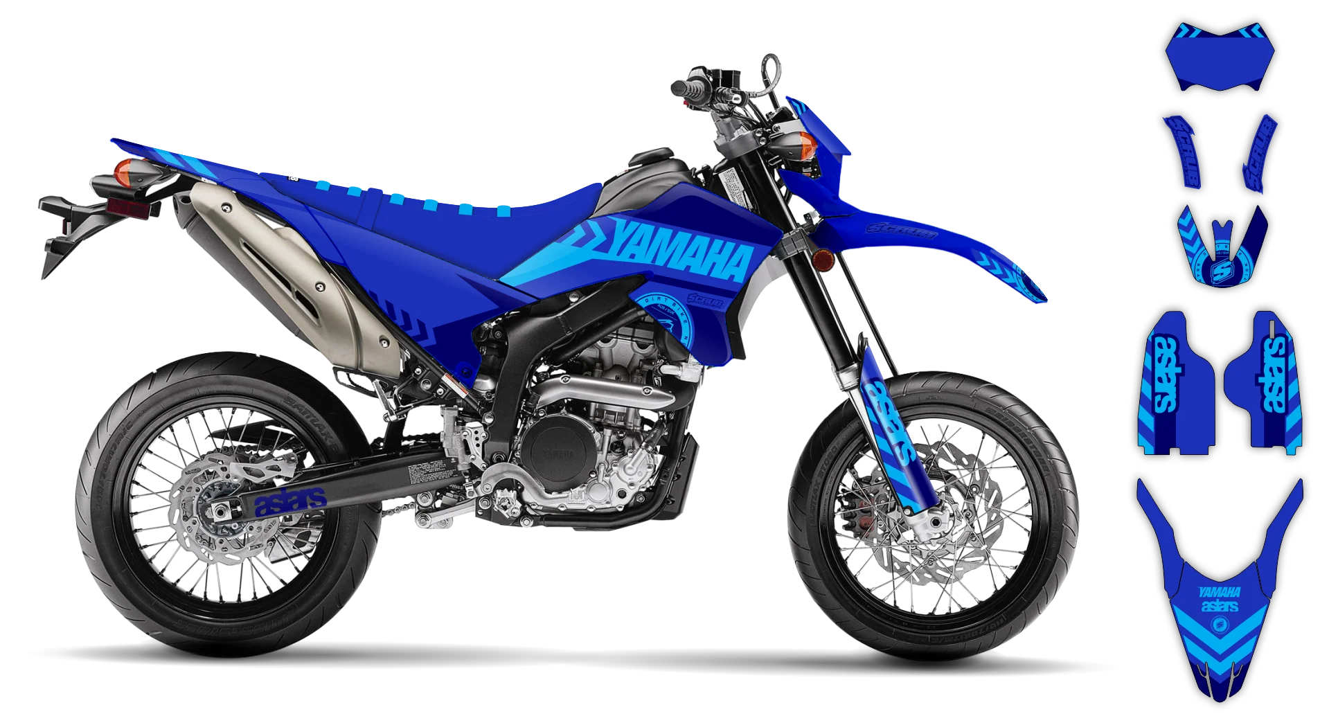 Graphics Kit - Yamaha - WR 250X - 2007-2022 - Bruxa - R1