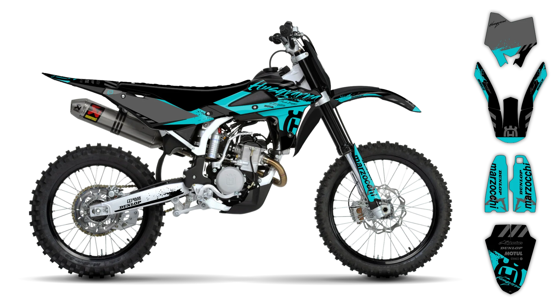 Graphics Kit - Husqvarna 05-13 - CR 50 - 2009-2013 - H-SE1086 - R2