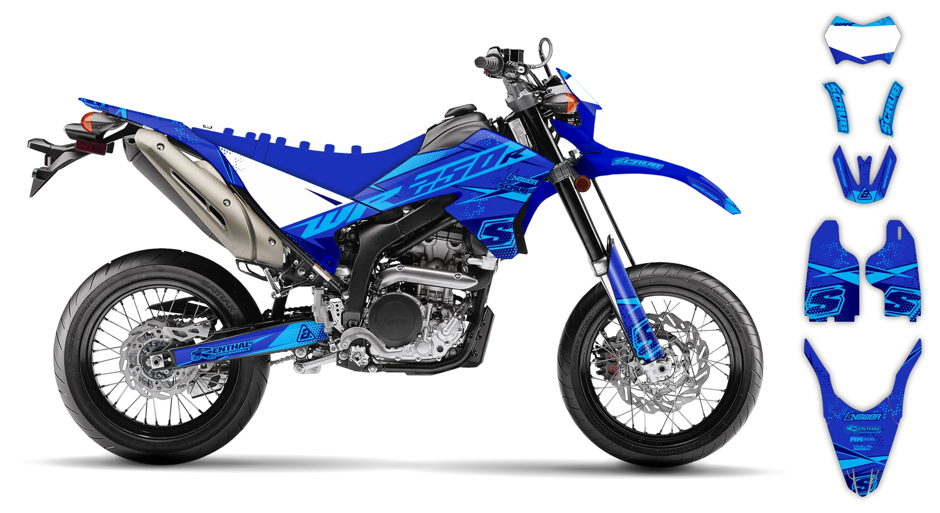 Graphics Kit - Yamaha - WR 250X - 2007-2022 - Alpha - LE
