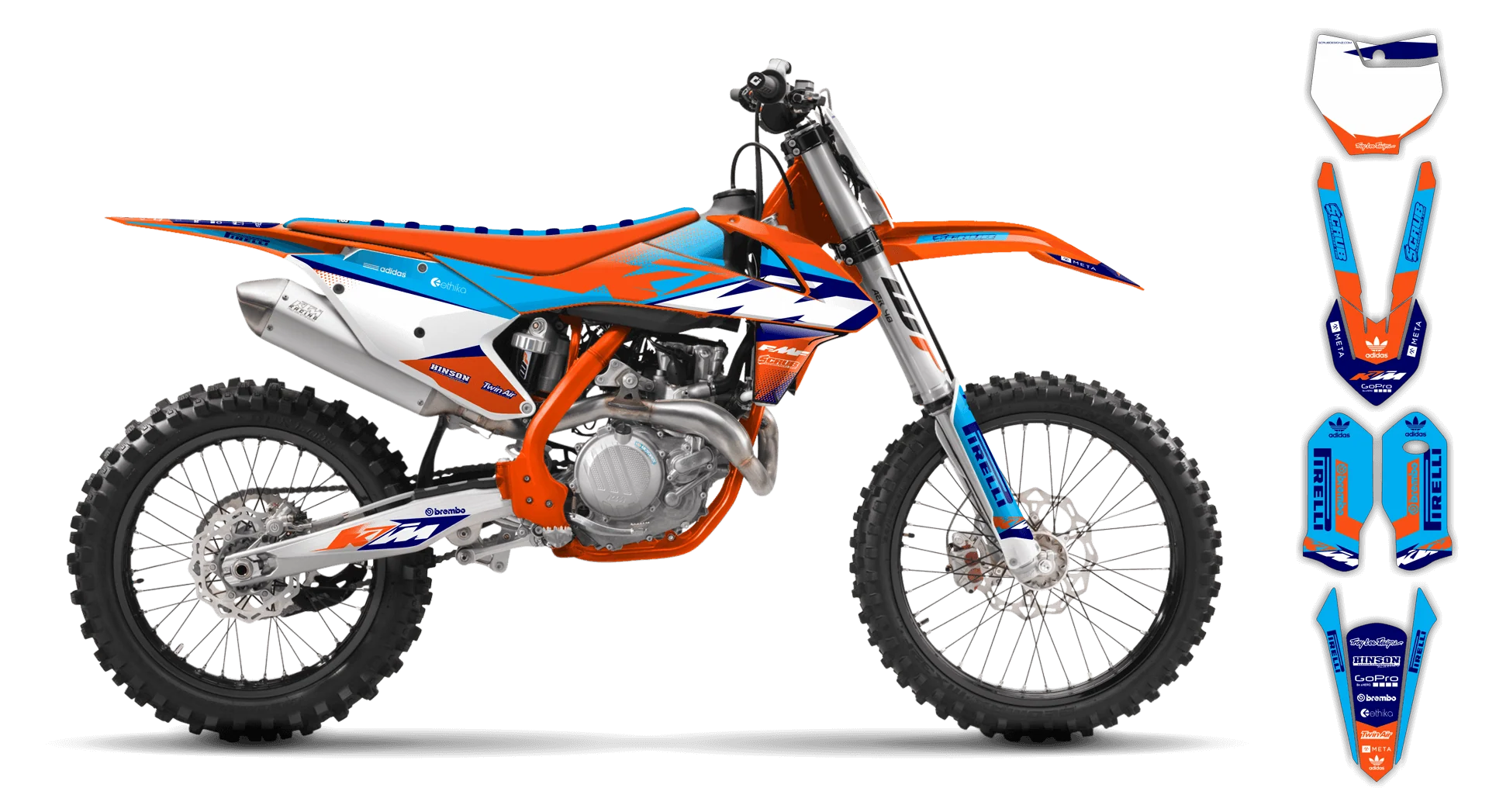 Graphics Kit - KTM - SX 50 - 2016-2023 - K15 - R3