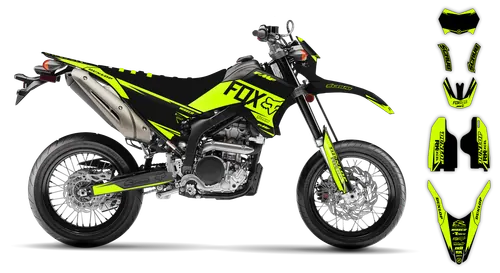 Graphics Kit - Yamaha - WR 250X - 2007-2022 - Fluo Varnix - ST