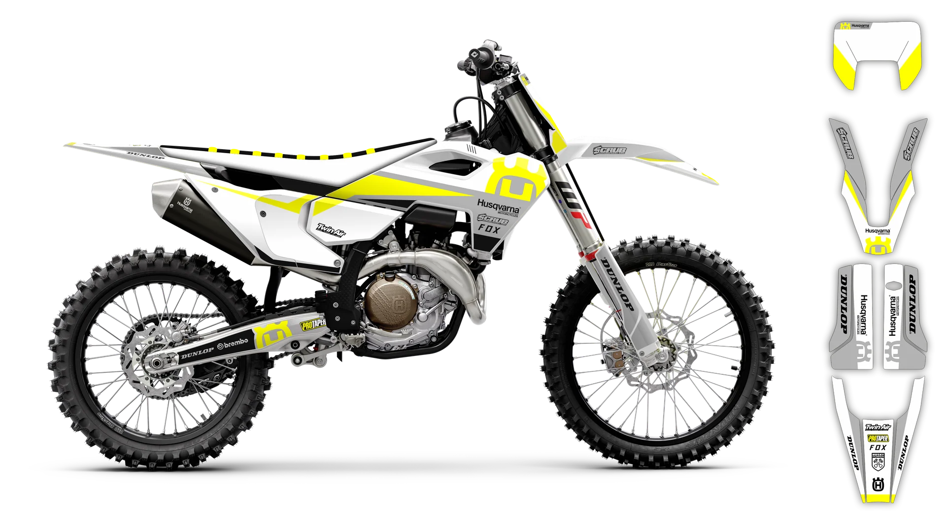 Graphics Kit - Husqvarna 14-> TE-FE Series - 2024 Heritage - H7 - R3