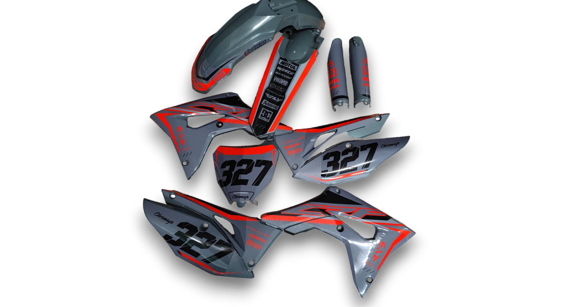 GFP - Honda - CRF 250R - 2019-2021 - Grey-Xumonk-R1