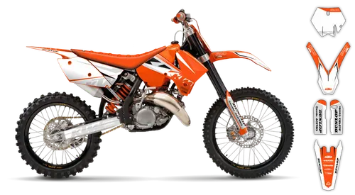 Graphics Kit - KTM - SX SX-F / XC XC-F - 2005-2006 - K16 - ST