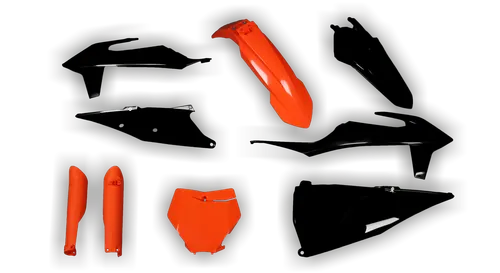 Plastics Kit - KTM - SX SX-F / XC XC-F - 2019-2022 - Full Kit - Orange Black