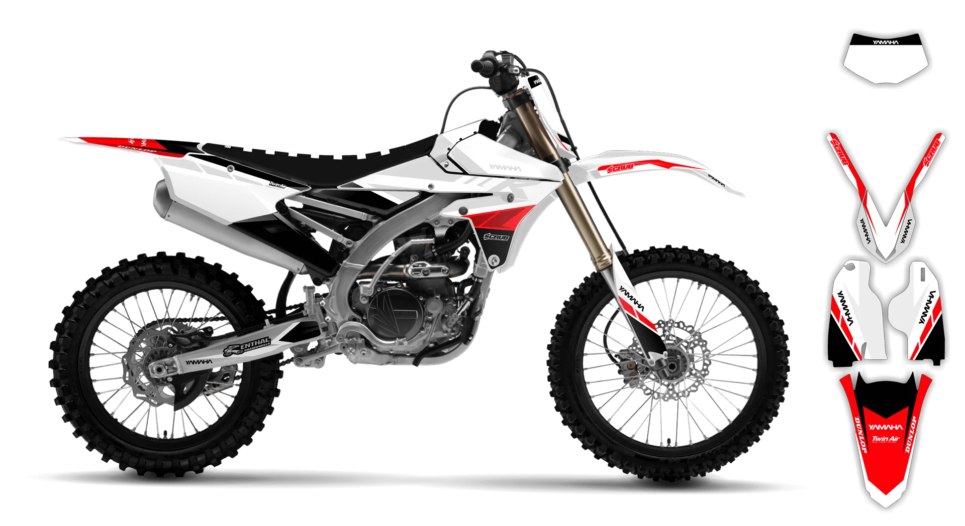 Graphics Kit - Yamaha - WR450F - 2016-2018 - Sukuba - R4