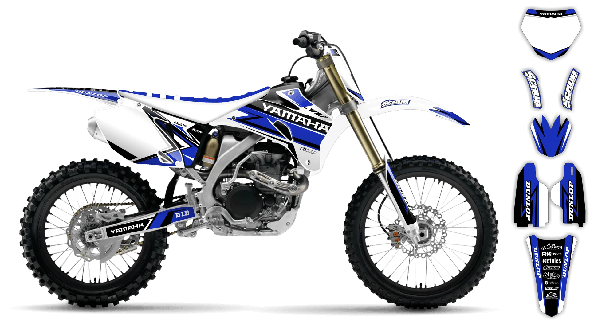 Graphics Kit - Yamaha - YZ426F - 1998-1999 - Evolution - R2