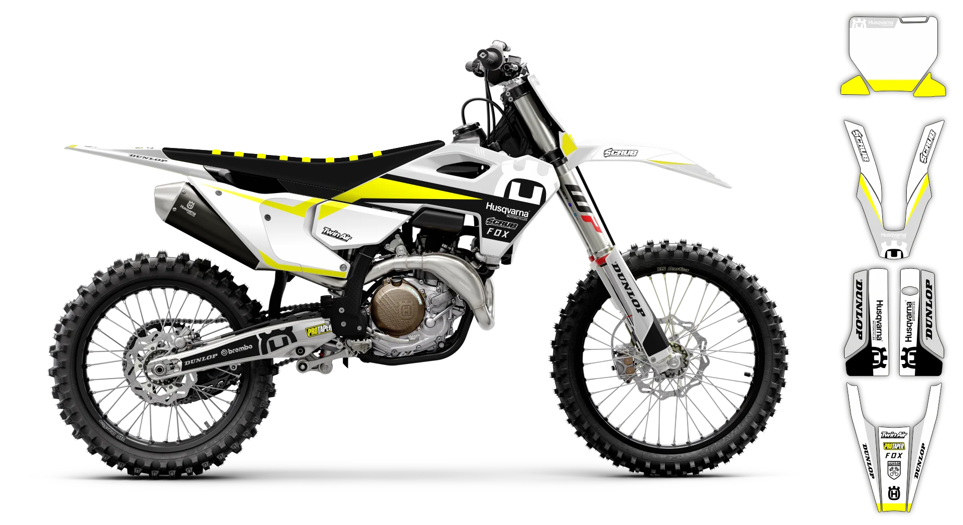 Graphics Kit - Husqvarna 14-> TC-FC-FX Series - 2023-2024 - H7 - R1