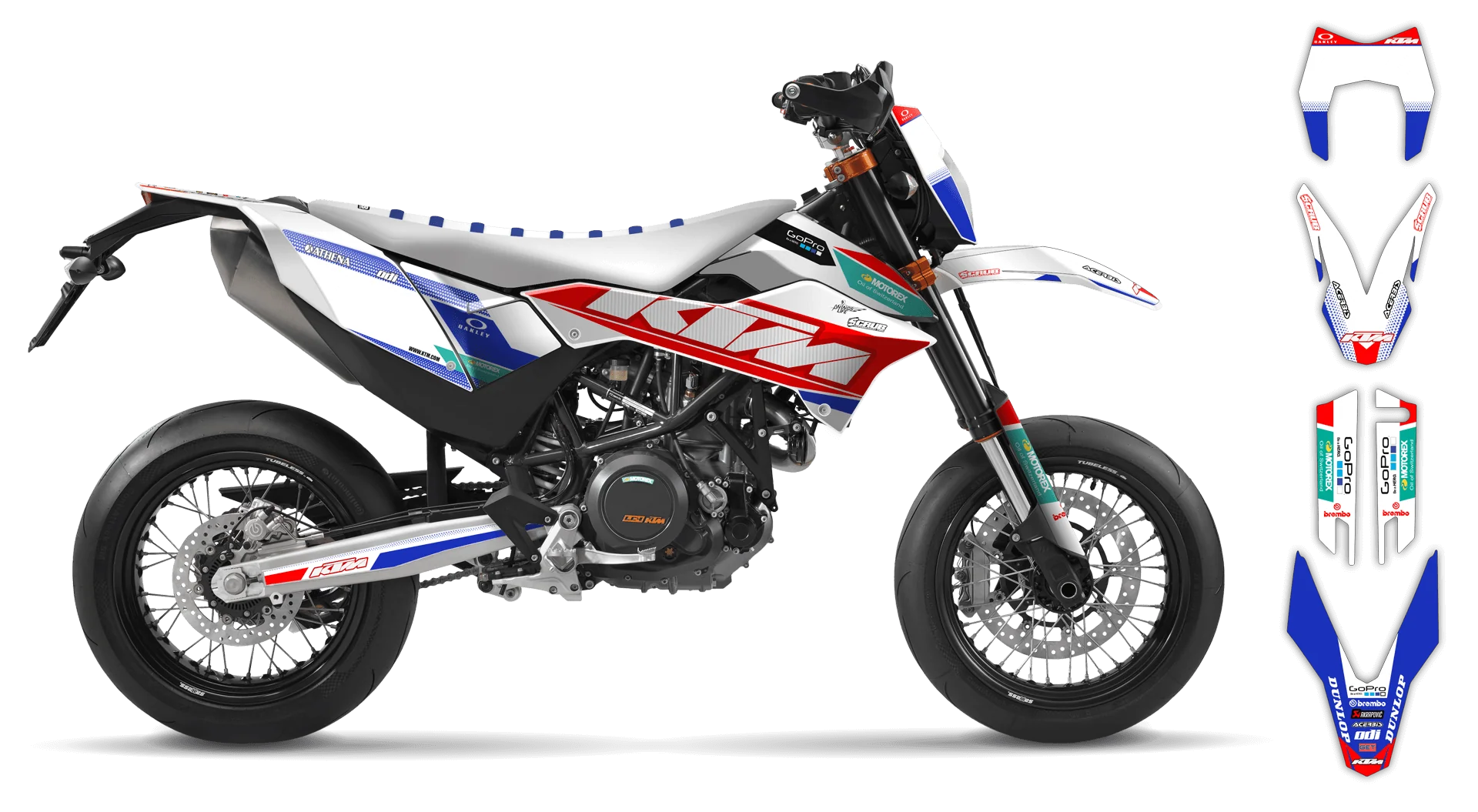 Graphics Kit - KTM - ENDURO 690R - 2012-2018 - K11 - R4