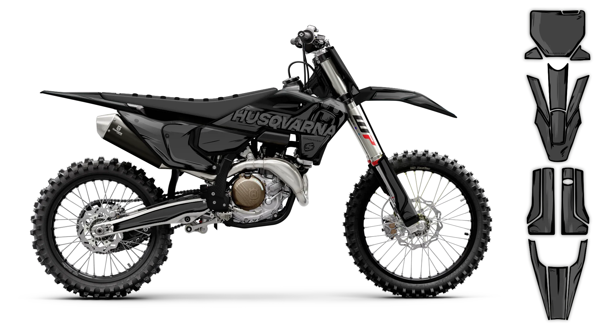 Graphics Kit - Husqvarna 14-> TE-FE Series - 2025 - Artlex - R1